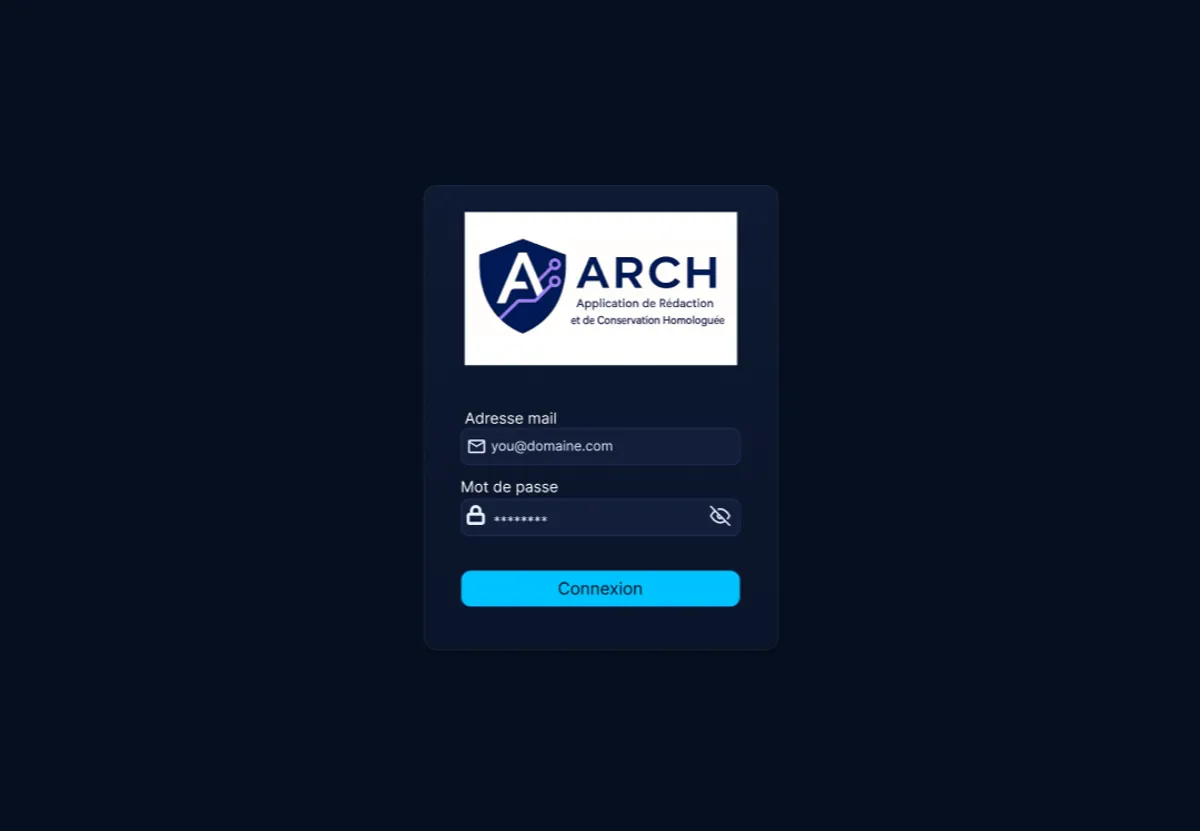 Aperçu du projet ARCH