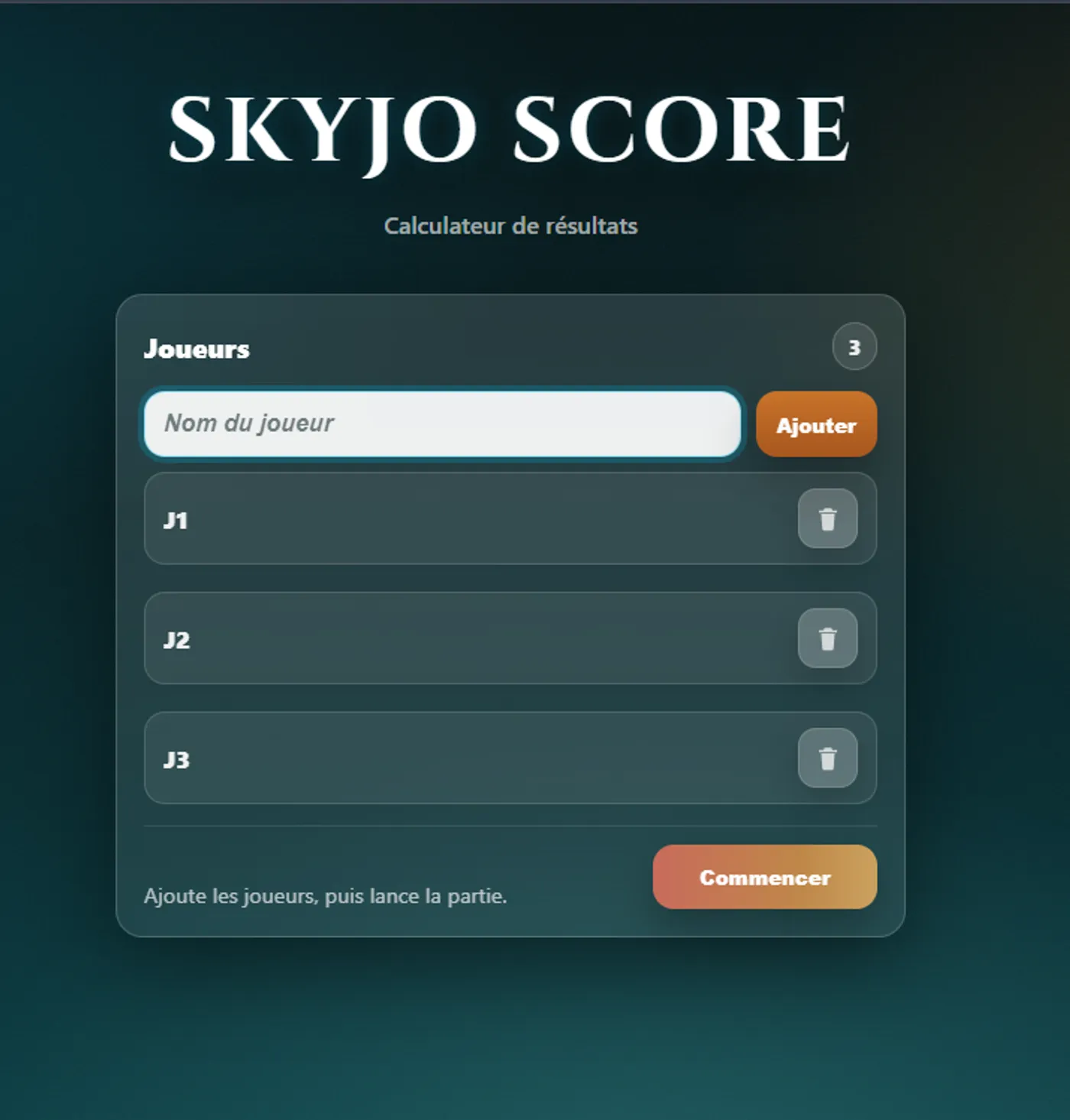 Skyjo Score — visuel 2