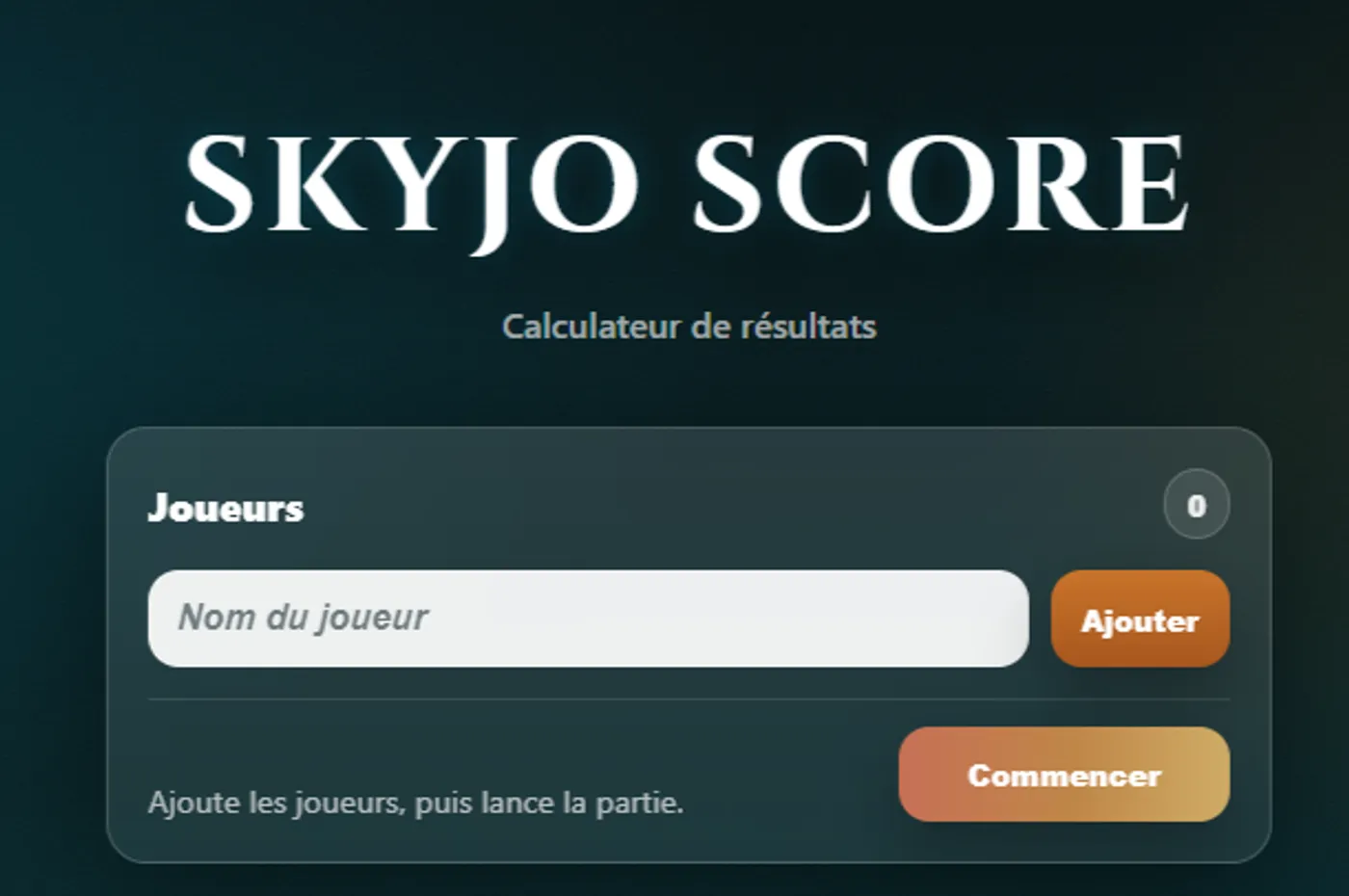 Skyjo Score — visuel 1